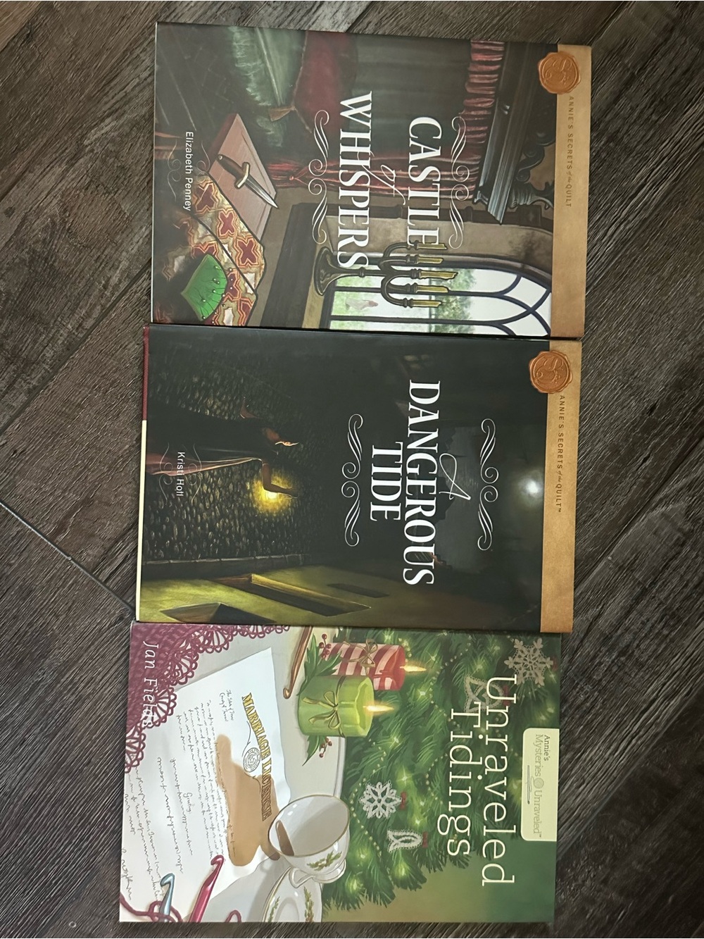 Castleful Whispers, A Dangerous Tide & Unraveled Tidings - Assorted Covers